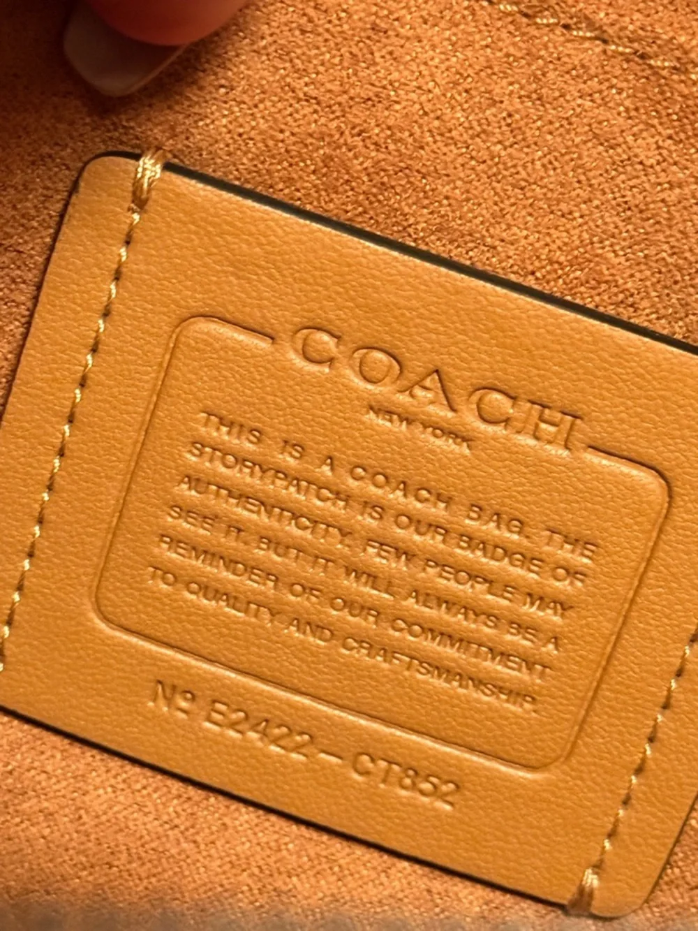 COACH - Eliza Top Handle Bag in Leather (CT852) - Picture 16 of 16